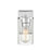 Millennium Lighting Verlana 1 Light Wall Sconce, Clear