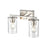 Millennium Lighting Verlana 2 Light Vanity Light, Nickel/Clear