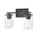 Millennium Lighting Verlana 2 Light Vanity, Clear