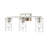 Millennium Lighting Verlana 3 Light Vanity Light, Nickel/Clear