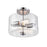 Millennium Lighting Verlana 2 Light Semi-Flush Mount, Chrome/Clear - 2710-CH