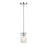 Millennium Lighting Verlana 1 Light Pendant, Chrome/Clear - 2711-CH