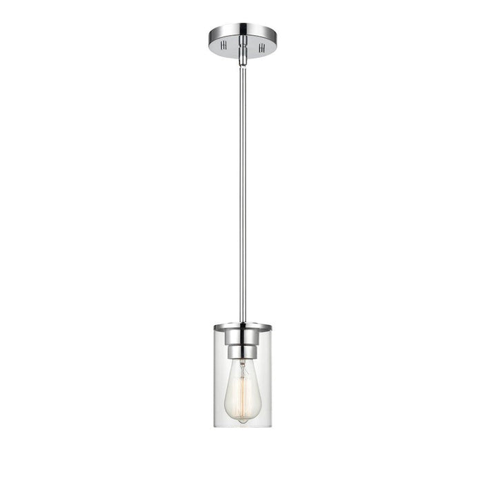 Millennium Lighting Verlana 1 Light Pendant, Clear