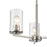 Millennium Lighting Verlana 3 Light Chandelier, Brushed Nickel/Clear