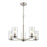 Millennium Lighting Verlana 5 Light 24" Chandelier, Brushed Nickel/Clear