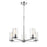 Millennium Lighting Verlana 5 Light Chandelier, Chrome/Clear - 2715-CH