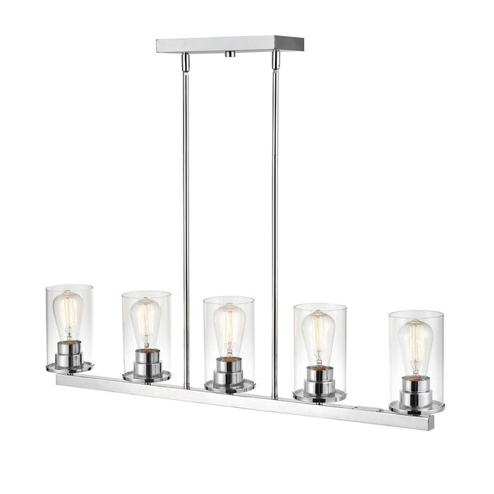 Millennium Lighting Verlana 5 Light Pendant, Clear