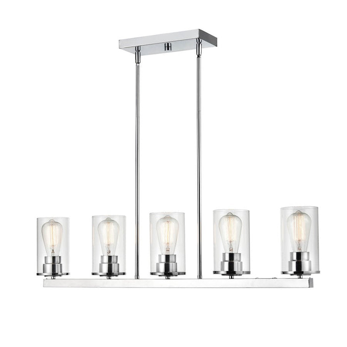 Millennium Lighting Verlana 5 Light Pendant, Clear