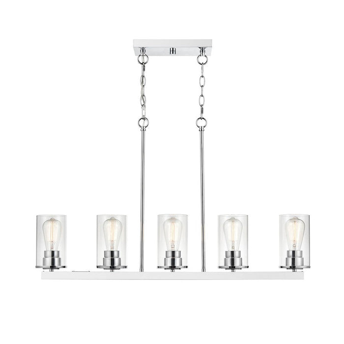 Millennium Lighting Verlana 5 Light Pendant, Clear