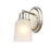 Millennium Lighting Amberle Wall Sconce, Nickel/Frosted White