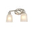 Millennium Lighting Amberle 2-Lt Vanity, Nickel/Frosted White