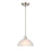 Millennium Lighting Amberle 1 Light Pendant, Brushed/Frosted White