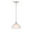 Millennium Lighting Amberle 1 Light Pendant, Brushed/Frosted White