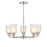 Millennium Lighting Amberle Chandelier, Nickel/Frosted White