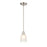 Millennium Lighting Amberle 1 Light Pendant, Brushed/Frosted White