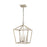 Millennium Lighting 4 Light 24" Pendant, Vintage White - 3244-VW