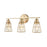 Millennium Lighting 3 Light Vanity, Modern Gold - 3383-MG