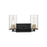 Millennium Burbank 2 Light 8" Vanity, Matte Black/Heirloom Bronze - 3492-MB-HBZ