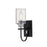 Millennium Clifton 1 Light 13.5" Wall Sconce, Black/Nickel - 3511-MB-BN