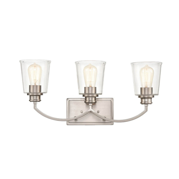 Millennium Forsyth 3 Light 9" Vanity, Brushed Nickel - 3603-BN