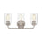 Millennium Lighting 3 Light Vanity, Satin Nickel/Clear - 40023-SN