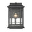 Millennium Armington 1 Light Outdoor Hanging Lantern, Black/Clear