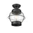 Millennium Aremelo 1 Light 12" Outdoor Hanging Lantern, Black