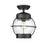 Millennium Aremelo 1 Light 12" Outdoor Hanging Lantern, Black