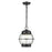 Millennium 4172 Aremelo 1 Light 12" Outdoor Hanging Lantern, Black - 4172-PBK