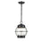 Millennium Aremelo 1 Light 12" Outdoor Hanging Lantern, Black