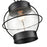 Millennium Aremelo 1 Light 12" Outdoor Hanging Lantern, Black