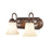 Millennium Lighting 2 Light Vanity Light, Bronze/Turinian Scavo