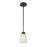 Millennium Coley 1 Light 45.125" Pendant, Matte Black/Frosted - 4261-MB