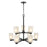 Millennium Coley Chandelier, Frosted