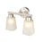 Millennium Coley 2 Light 10.125" Vanity, Frosted White