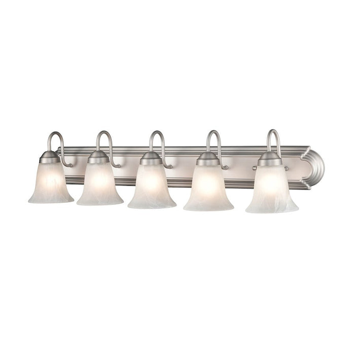 Millennium Lighting 5 Light Vanity Light, Faux Alabaster