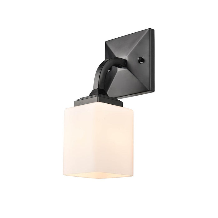 Millennium Lighting Eddison 1 Light Wall Sconce, Frosted Opal