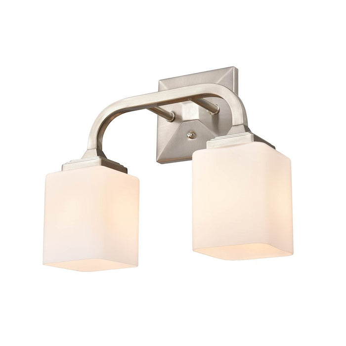 Millennium Lighting Eddison 2 Light Vanity, Frosted Opal