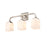 Millennium Lighting Eddison 3 Light Vanity, Frosted Opal