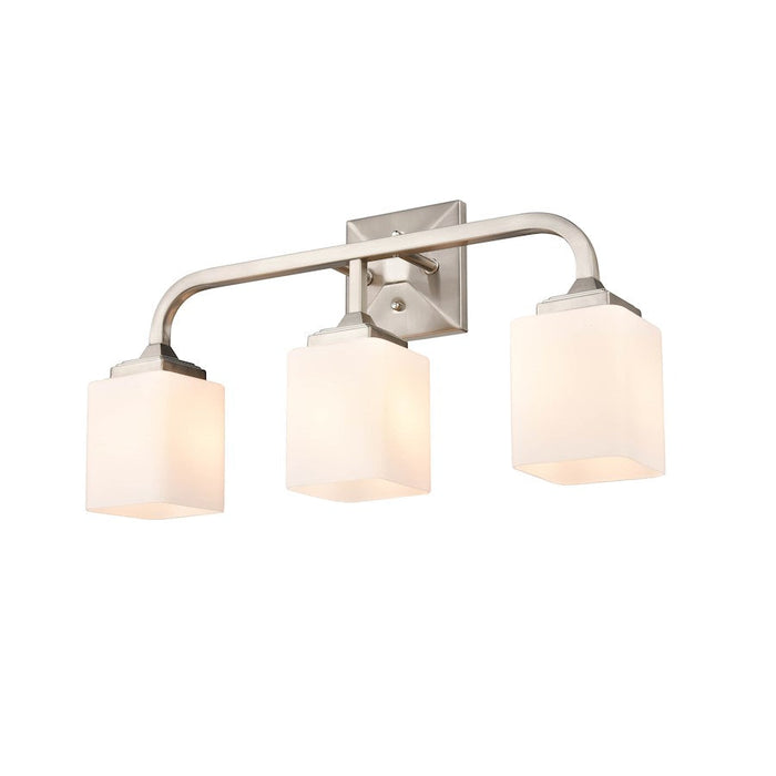 Millennium Lighting Eddison 3 Light Vanity, Frosted Opal