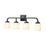 Millennium Lighting Eddison 4 Light Vanity, Frosted Opal