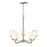 Millennium Lighting Eddison Chandelier, Frosted Opal