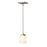 Millennium Lighting Eddison 1 Light Pendant, Frosted Opal