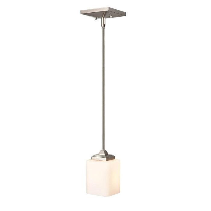 Millennium Lighting Eddison 1 Light Pendant, Frosted Opal