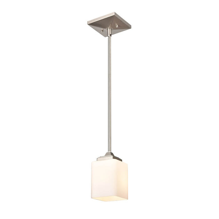 Millennium Lighting Eddison 1 Light Pendant, Frosted Opal