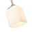 Millennium Lighting Eddison 1 Light Pendant, Frosted Opal