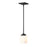 Millennium Lighting Eddison 1 Light Pendant, Frosted Opal