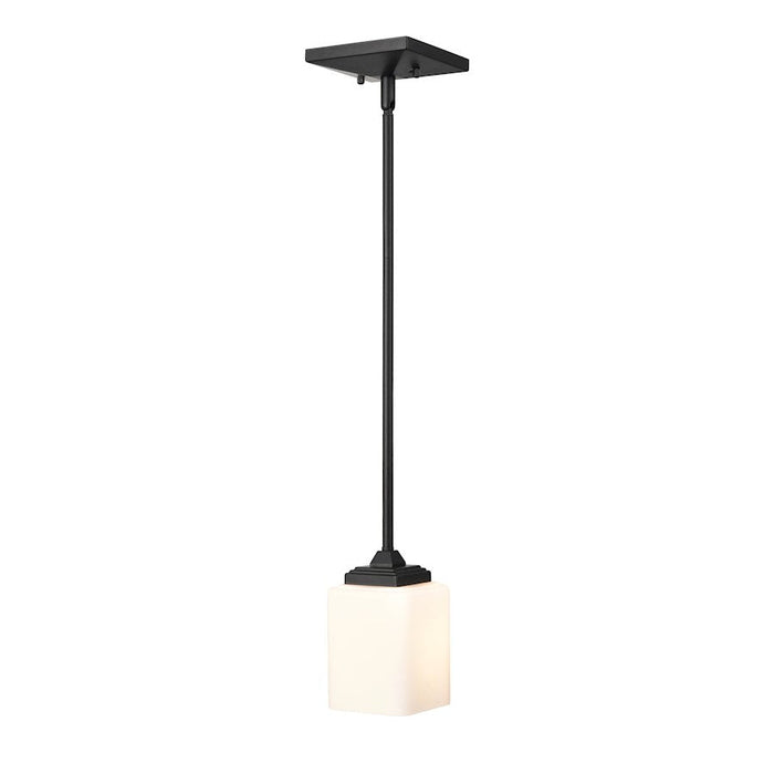 Millennium Lighting Eddison 1 Light Pendant, Frosted Opal