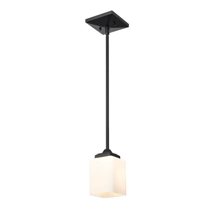 Millennium Lighting Eddison 1 Light Pendant, Frosted Opal