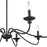 Millennium Delvona Chandelier, Matte Black